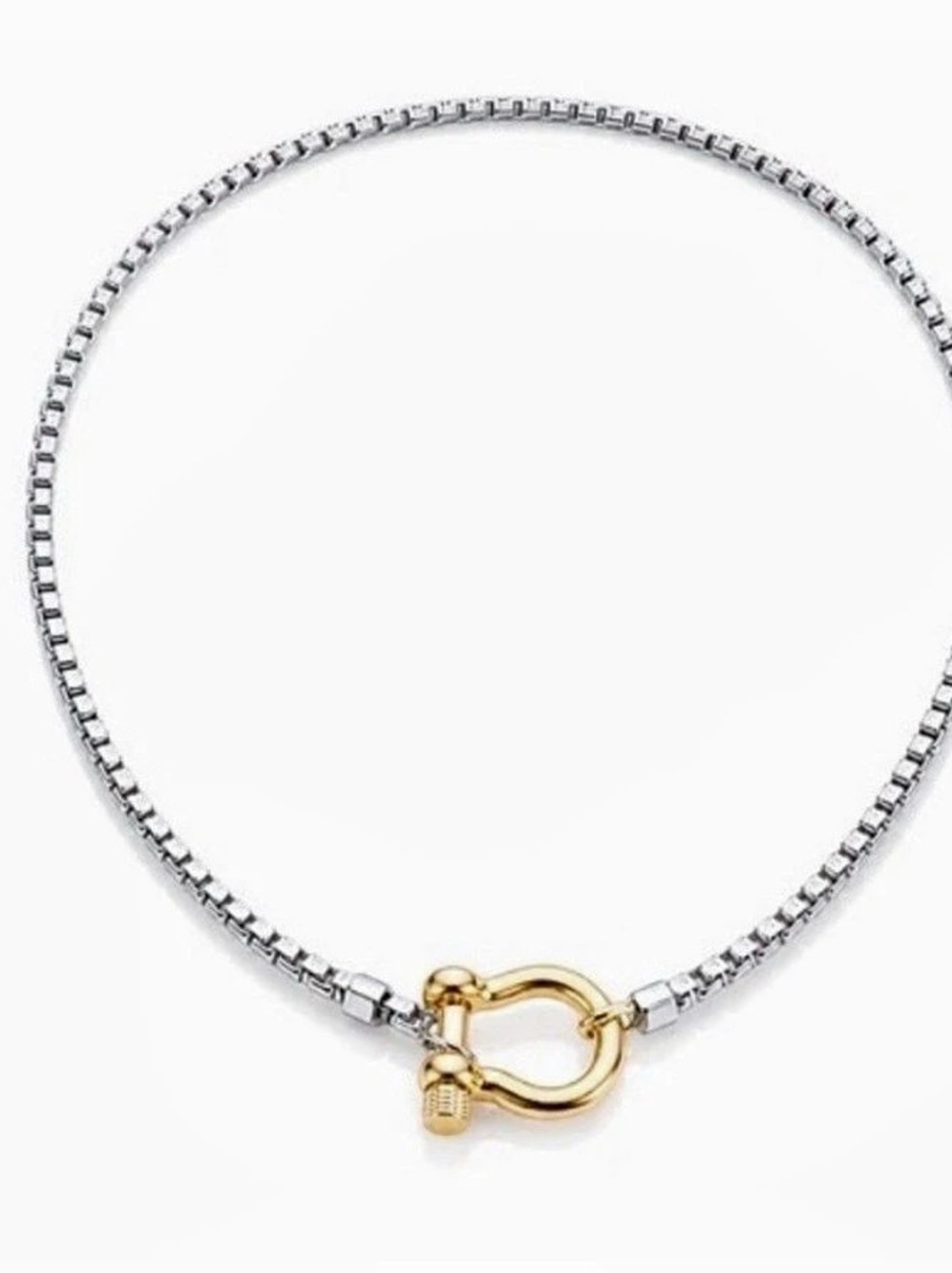 Two-Tone Chain Necklace